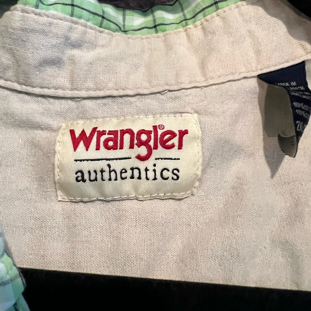Wranglers authentics Men's Green Checkered Shirt